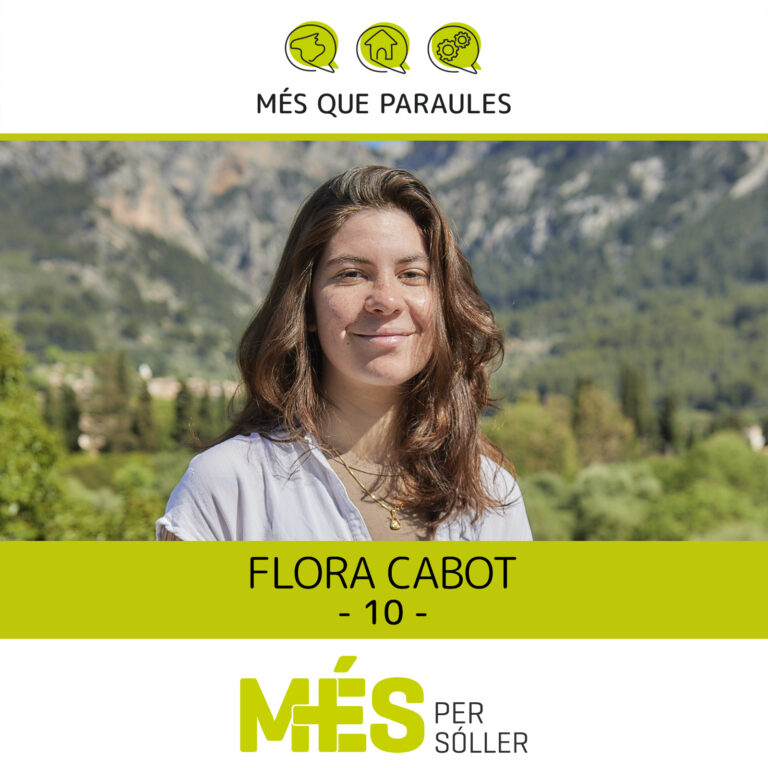 Som una jove estudiant de fotografía, amant de l’art i la cultura, que està preocupada per la poca implicació que té el nostre poble dins el món cultural. Sóller necessita més espais culturals i expositius, més participació i més interés en fomentar la cultura.